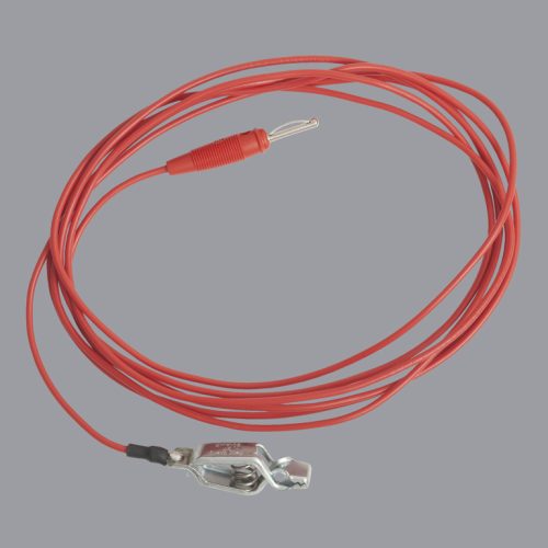 Cable pinza masa pista 2,5m